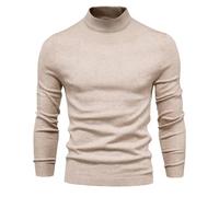 Pull en Laine Col Roulé Homme Marque Blanc pour Cardigan Manches Mohair Long XXXL Ras Molletonné Sweatshirt Slim Foncé Mao Velours Côtelée Bicolore Karl des