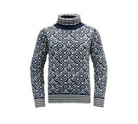 Pull en laine Devold Svalbard Wool High Neck (Night/Offwhite) S