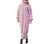 Pull en Laine Femme, Pull FéMinin à Col Roulé en Tricot Ample pour Une éLéGance Professionnelle en Saison Automne Hiver