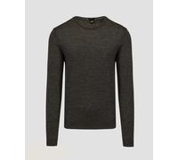 Pull En Laine Grise Pour Hommes Hugo Boss Leno-p 50468239-2