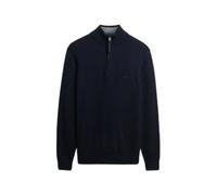 Pull en laine mélangée à col camionneur Superdry Bleu S