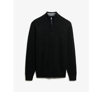 Pull en laine mélangée à col camionneur Superdry Noir M