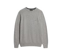 Superdry Wool Blend Sweater Gris L Homme