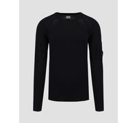 Pull En Laine Mérinos Noir Pour Hommes C.p. Company 17cmkn049a005528a-999
