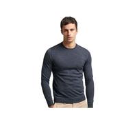 Pull en laine mérinos - SUPERDRY - Studios - Col classique - Homme - Bleu XXL