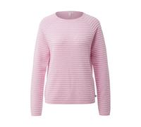 Pull en mÃ©lange de viscose Ã motif structurÃ© femme QS Rose L