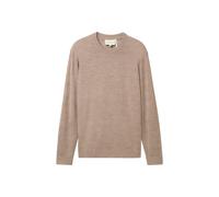 Pull en mÃ©rinos fin Tom Tailor Marron 2XL