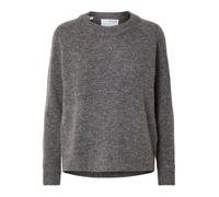 Pull en maille à col rond pour femme SELECTED, pull en laine fine SLFLULU