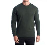 Pull en maille à col rond pour homme US42173048-Vert militaire S