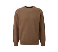 Pull en maille Ã motif texturÃ© QS Marron L