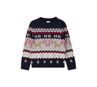 Pull en maille avec motif jacquard de NoÃ«l enfant s.Oliver Bleu 8/9 ans