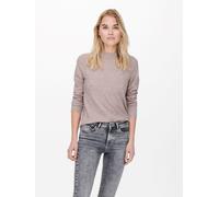 Pull en maille basique pour femmes par ONLY Extensible à manches longues Col ron