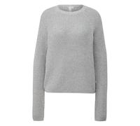 Pull en maille chinée à manches raglan femme QS Gris XL