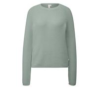 Pull en maille chinée à manches raglan femme QS Vert S