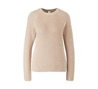Pull en maille classique ourlet femme QS Beige XL