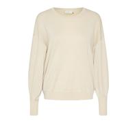 Pull en maille col rond femme KAFFE Regina Beige XL