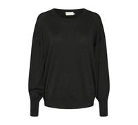Pull en maille col rond femme KAFFE Regina Noir S