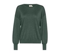 Pull en maille col rond femme KAFFE Regina Vert L