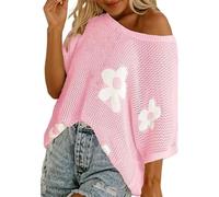 Pull en Maille Crochet Manches Courtes à Motifs Floraux 2026 Léger, Modèle Polyvalent Servant de par-Dessus de Maillot Lors de Vos Sorties au Bord de l’Eau et séjours estivaux