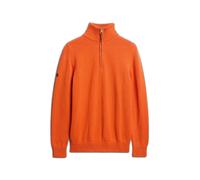 Superdry M6110706a Half Zip Sweater Orange S Homme