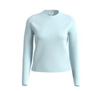 Pull en maille de viscose mÃ©langÃ©e avec bords cÃŽtelÃ©s femme s.Oliver Turquoise 38