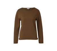 Pull en maille fine avec bords roulés femme s.Oliver Marron 46