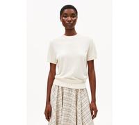 PULL EN MAILLE FINE MC | mélange de TENCEL™ Lyocell - beige (XS)