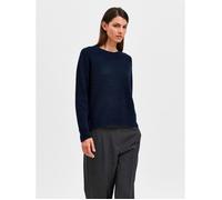 Pull en Maille Manches Longues Dark Sapphire S - SELECTED - Femme - Adulte - Bleu XS