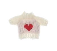 Pull en maille miniature - Coeur - 7 x 5 cm