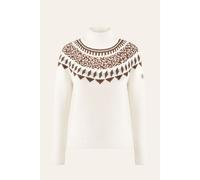 Pull En Maille Poivre Blanc Knit Pullover 3551 White Fille Blanc 2025 taille 16 ans