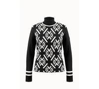 Pull En Maille Poivre Blanc Knit Pullover 3552 Black Femme Noir 2025 taille XXL