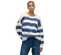 Pull en maille rayé brossé décontracté femme Superdry Marron XL