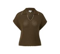 Pull en maille structurÃ©e Ã col V et manches larges femme s.Oliver Marron 46