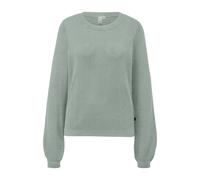 Pull en maille structurÃ©e en coton viscose femme QS Vert XS