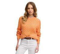Pull en maille torsadÃ©e dÃ©contractÃ© femme Superdry Orange XS