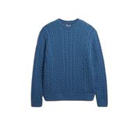 Superdry Jacob Cable Sweater Bleu M Homme