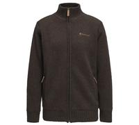 Pull en maille zippé Pinewood Hurricane Full Zip Femme D.Brown Melange L