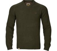 Pull en mérinos col V Härkila Vincent Brun demitasse 3XL
