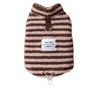 Pull en Peluche en Peluche en Laine à Rayures, décolleté Extensible, 32x25 cm, 40x28 cm, Pull en, Costume Chaud d'hiver, pour Noël intérieur extérieur Noël