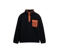 Superdry Fuji Half Zip Sweatshirt Noir L Homme