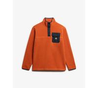Superdry Fuji Half Zip Sweatshirt Orange S Homme
