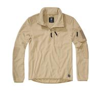 Pull en polaire BRANDIT Troyer Ripstop, Camel, XXL Homme - Col montant - Manches longues XXXXL