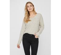 Pull en tricot à col en V pour femmes VERO MODA Pull en maille à manches longues