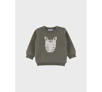 Pull En Tricot Avec Motif Zèbre Vert 24M(86CM)
