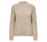 Pull en tricot CARJADE L-S Noos - ONLY LICENCE - Femme - Whitecap Gray - Détail: White mélangé 42/44