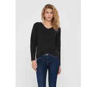 Pull en tricot chaud pour femme ONLY col en V extensible manches longues ONLDANI
