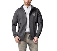 Pull en Tricot Coupe Slim pour Homme avec et col Montant Veste décontractée Automne Hiver adaptée à Oktoberfest et Style Quotidien sans Capuchon ni Motifs excessifs (Grey, L)