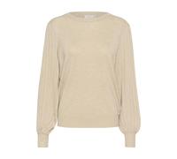 Pull en tricot femme KAFFE Lone Beige L