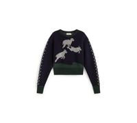 Pull en tricot femme Thinking Mu Ovellas Basil Bleu M