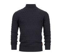 Pull en tricot Indicode pour hommes INAlpha-Fine grossier tricot pull col mon...